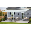 hliníková pergola LANITPLAST WALL 43 biela + bronz PC LG2125