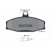 TEXTAR Sada brzdových platničiek kotúčovej brzdy 2166201