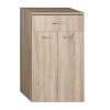 AQUALINE - ZOJA/KERAMIA FRESH skrinka spodná so zásuvkou 50x78x29cm, dub platin 50315