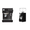 Ascaso Steel UNO, Black + Eureka Mignon Bravo, CR black