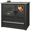 Strend Pro Sporák Pro PANONIA Steel, čierny, ľavý vývod, 10,54kW