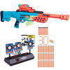 Nerf Fortnite Storm Scout Sniper F8346 + elektronický štít 3 terče + 30 vaflových šípov