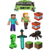 Výtlačok torty cukrová hmota MINECRAFT meno vek