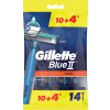 Gillette pánske jednorazové holiace strojčeky Blue II Plus 10+4, 14 ks