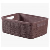 Obdĺžnikový košík Jute Brown 20x27x11cm CURVER