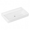Hansgrohe Xanuia Q Umývadlo 80x48 cm, bez prepadu, bez otvoru na batériu, SmartClean, biela 61139450-HG