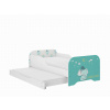 Wooden Toys Detská posteľ MIKI 160x80 SLON s funkciou spania