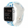 AppleKing silikónový remienok s batikovaným vzorom pre Apple Watch 42mm / 41mm / 40mm / 38mm - modrý - možnosť vrátiť tovar ZADARMO do 30tich dní