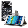Kožený obal Samsung Galaxy S3 – Wallet Swirl čierna