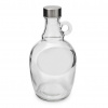 Demižón holý sklenený 1,5L ucho s uzáverom INOX