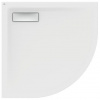 Ideal Standard Ultra Flat New - Sprchová vanička, štvrťkruh 80x80 cm, matná biela T4491V1