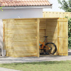 zahrada-XL Prístrešok na bicykle 232x110x170 cm impregnované borovicové drevo 3059875