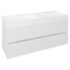Sapho ODETTA umývadlová skrinka 118x50x43,5cm, biela lesk SPH DT120-3030