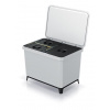 Odpadkový kôš Prosperplast SYSTEMA 1x23l + 2x10l popolavý NKS60W3-427C