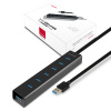 AXAGON HUE-SA7BP, 7x USB3.0 ALU CHARGING hub vč. AC adapteru Axagon