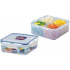 Lock & Lock HPL823C, Box, Štvorec, 0,87 L, Priehľadná, Polyester, Polypropylén (PP), Silikón, 60 mm