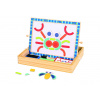 Mamido Mamido Drevená magnetická tabuľa s puzzle