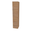 Mereo, Mereo Bino, kúpeľňová skrinka vysoká 163 cm, pravá, Multidecor, Light Select Walnut, MER-CN698LSW1
