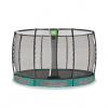 EXIT TOYS Exit Allure Premium prízemnná trampolína s ochrannou sieťou 366 cm, zelená farba, NOVINKA