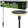 LED solárna záhradná lampa poháňaná stojacim stĺpikom 78 cm 4000K IP64 so súmrakovým senzorom