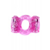 Krúžok-Vibračný CockRing Double Pink