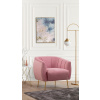 Kreslo ušiak Istiridye - Rose