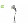 EXIT TOYS Exit Galaxy basketbalový kôš ukotvený k zemi 116 x 163 x 363 cm, zeleno - čierna farba