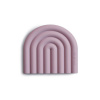 Mushie silikónové hryzatko Rainbow - Mauve