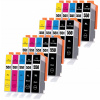 20x XL TUŠE DO TLAČIARNE CANON PIXMA IP7250 MG5650 MG5550