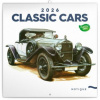 NOTIQUE Poznámkový kalendár Classic Cars – Václav Zapadlík 2026, 30 x 30 cm