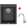 Set Sinks Cube 410 Nanoblack+MIX 35