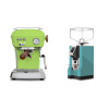 Ascaso Dream PID, Fresh Pistachio + Eureka Mignon Specialita, CR tiffany blue