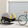 Vozík za bicykel, čierno žltý 45 kg, železo-ForU-94134