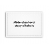 Fotoobraz 90x60 cm stredný Stopy alkoholu