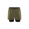 Kraťasy CRAFT ADV Essence 2v1 Green - M