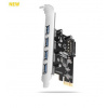 AXAGON PCEU-430RS, PCIe radič, 4x USB 5Gbps port, SATA napájanie, Renesas PD720201, SP Axagon