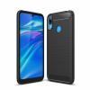 Silikónové puzdro Carbon - Huawei Y7 2019 čierne
