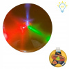 Frisbee MODRÝ LED svietiaci disk na hádzanie, lietajúci tanier so svetlom