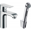 Hansgrohe Metris Classic umývadlová batéria s bidetovou spŕškou stojanková chrómová 31285000