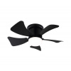 ZEVENTI | ZEVENTI - LED Stmievateľný stropný ventilátor MUNDAKA LED/10W/230V čierna + DO | ZV0048