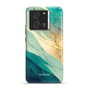 Odolný obal Mobiwear Elite Pro - Xiaomi 13T / 13T Pro - EP37E Zlatavý a zelenkavý mramor (Odolné pouzdro, obal kryt Mobiwear Elite Pro - maximální ochrana mobilu, zesílené hrany, přesné výřezy, pohodl