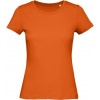 B&C INSPIRE T / Dámske tričko Medium Fit z bio bavlny - Urban Orange XS