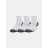 Detské ponožky Under Armour UA Performance Cotton 3p Qtr - biele