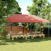 zahrada-XL Skladací pop-up párty stan tehlový 580x292x315 cm 4004941