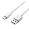 PremiumCord Kabel USB 3.1 C/M - USB 2.0 A/M, rychlé nabíjení proudem 3A, 10cm, bílá ku31cf01w