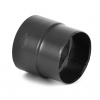 LP spojka rúr zvodu - RAL 9005 Čierna, 100 mm