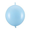 PartyDeco Spojovacie balóniky pastelové svetlo modré 28 cm 20 ks
