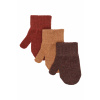 Detské Zimné Vlnené Palčiaky Mikk-Line Magic – French Roast Veľkosť: 2-4 roky