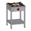 Plynový gastronomický sporák 1-hořákový, 600x600x850 mm s policí, 5 kW | EGAZ, TG-105.III