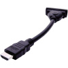HDMI / DVI adaptér club3D CAC-HMD>DFD, čierna; CAC-HMDDFD